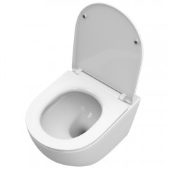 Унитаз подвесной BelBagno Uno-tor BB5177CH-TOR/SC безободковый торнадо