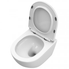 Унитаз подвесной BelBagno Uno-tor BB5177CH-TOR/SC безободковый торнадо