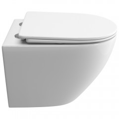 Унитаз подвесной BelBagno Uno-tor BB5177CH-TOR/SC безободковый торнадо