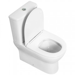 Унитаз BelBagno Energia BB8134CPR/SC+BB8134T безободковый