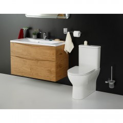 Унитаз BelBagno Energia BB8134CPR/SC+BB8134T безободковый