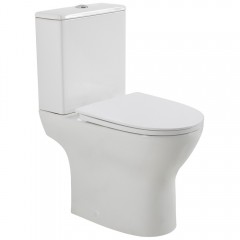 Унитаз BelBagno Lounge BB045CPR/SC+BB045/051T безободковый