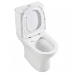 Унитаз BelBagno Lounge BB045CPR/SC+BB045/051T безободковый