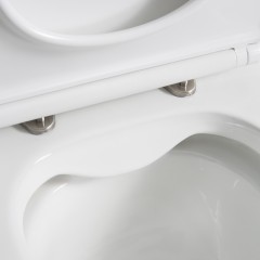 Унитаз BelBagno Lounge BB045CPR/SC+BB045/051T безободковый