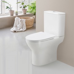 Унитаз BelBagno Lounge BB045CPR/SC+BB045/051T безободковый