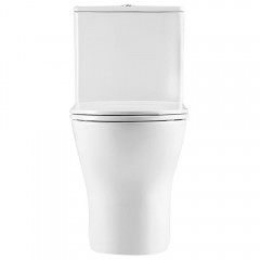 Унитаз BelBagno Lounge BB8618CPR-MN/SC моноблок безободковый