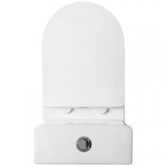 Унитаз BelBagno Lounge BB8618CPR-MN/SC моноблок безободковый