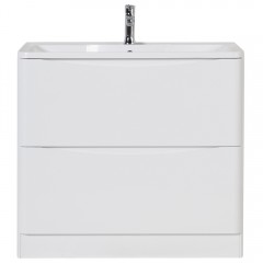 Тумба под раковину BelBagno Acqua 80 bianco lucido ACQUA-800-2C-PIA-BL