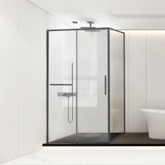 Душевое ограждение Vincea Slim Soft VSR-1SS8013CLGM