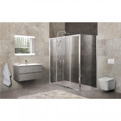 Душевое ограждение BelBagno Unique UNIQUE-AH-21-170/200-100-C-Cr