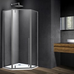 Душевое ограждение Vincea Penta VSP-3P900CLGM