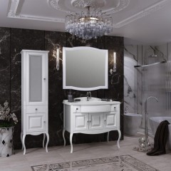 Зеркало Opadiris Лаура 100 белый матовый Z0000012819