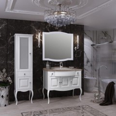 Зеркало Opadiris Лаура 120 белый матовый Z0000012471