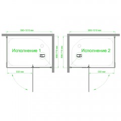 Душевое ограждение Royal Bath RB7010HPVD-T