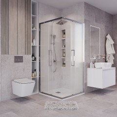 Душевое ограждение Grossman Cosmo 300.K33.02.8080.10.02