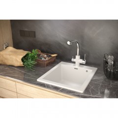 Мойка кухонная Paulmark Kante PM104651-WH