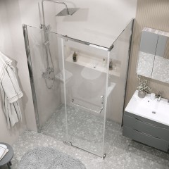 Душевое ограждение Grossman Pragma 120.K33.03.1280.10.00