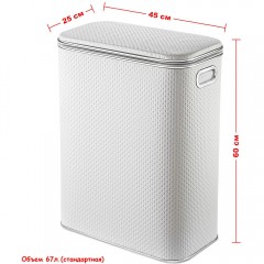 Корзина для белья Geralis PWH-B