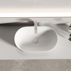 Раковина накладная Ceramica Nova Twist CN12001MW