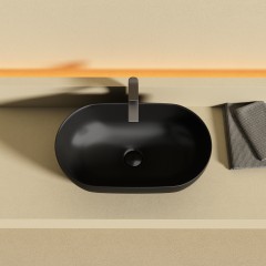 Раковина накладная Ceramica Nova Twist CN12001MB
