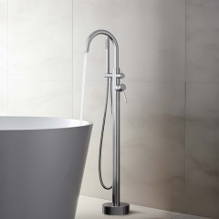 Смеситель для ванны Aquatek Европа AQ1345CR напольный