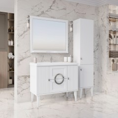 Пенал ASB-Mebel Федерика 40 белый