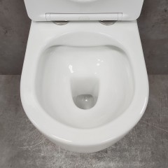 Унитаз подвесной Bloomix Diva MD1211R/UF3 безободковый
