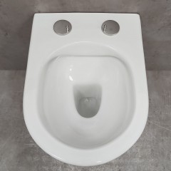 Унитаз подвесной Bloomix Diva MD1211R/UF1 безободковый Ceramic+