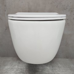 Унитаз подвесной Bloomix Diva MD1211R/UF1 безободковый Ceramic+