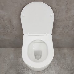 Унитаз подвесной Bloomix Diva MD1211R/UF1 безободковый Ceramic+