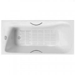 Ванна чугунная Bloomix Barut 170x70 BLB177047-H-ANS с ручками и антискользящим покрытием