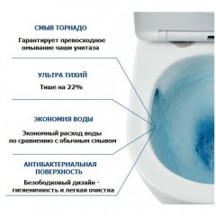 Унитаз Cerutti Piera CT10560 безободковый