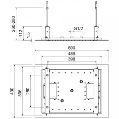 Верхний душ Aquatek AQ2083MB
