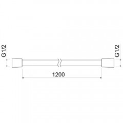 Душевой шланг Aquatek AQ2104CR