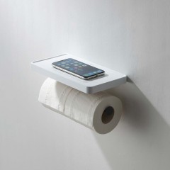 Бумагодержатель двойной с полкой Aquatek Европа AQ4919MB