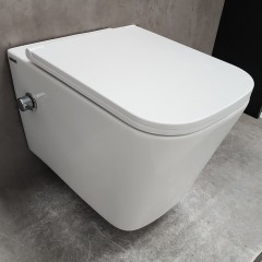 Инсталляция Grohe 38811000 + унитаз Bloomix Arum 1303SB безободковый с биде и смесителем