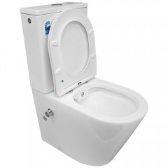 Унитаз Bloomix Salchow AD3093SB/UF1 Ceramic+ безободковый с функцией биде и смесителем