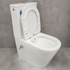 Унитаз Bloomix Salchow AD3093SB/UF1 Ceramic+ безободковый с функцией биде и смесителем