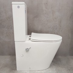 Унитаз Bloomix Salchow AD3093SB/UF1 Ceramic+ безободковый с функцией биде и смесителем