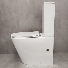 Унитаз Bloomix Salchow AD3093SB/UF1 Ceramic+ безободковый с функцией биде и смесителем