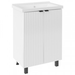 Тумба с раковиной Bloomix Бостон 60 белый BOS60WHTR