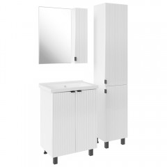 Тумба с раковиной Bloomix Бостон 60 белый BOS60WHTR