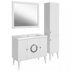 Комплект мебели Bloomix Тайбэй 100 белый TAI100WHK