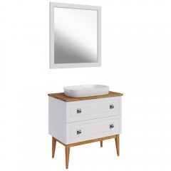 Комплект мебели ASB-Woodline Каталина 80 white