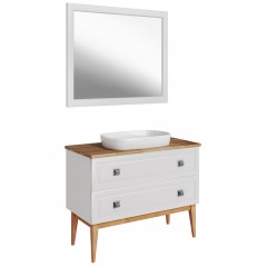 Комплект мебели ASB-Woodline Каталина 100 white
