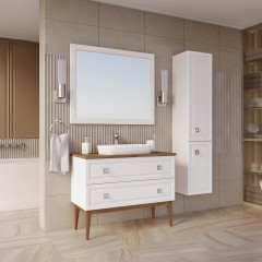 Комплект мебели ASB-Woodline Каталина 100 white