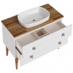 Комплект мебели ASB-Woodline Каталина 100 white