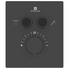 Душевая система встраиваемая Vincea Inspire VSFW-3I21MT3RMB термостат