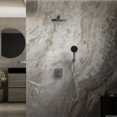 Душевая система встраиваемая Vincea Inspire VSFW-3I21T2GM термостат