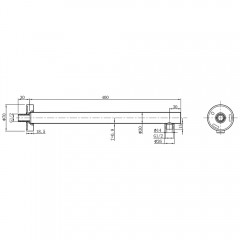 Душевая система встраиваемая Vincea Inspire VSFW-3I22MT2RGM термостат